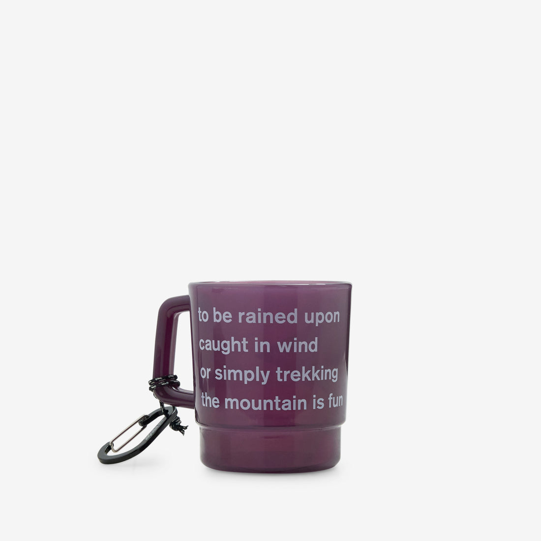and wander Logo PP Mug Purple Lifestyle