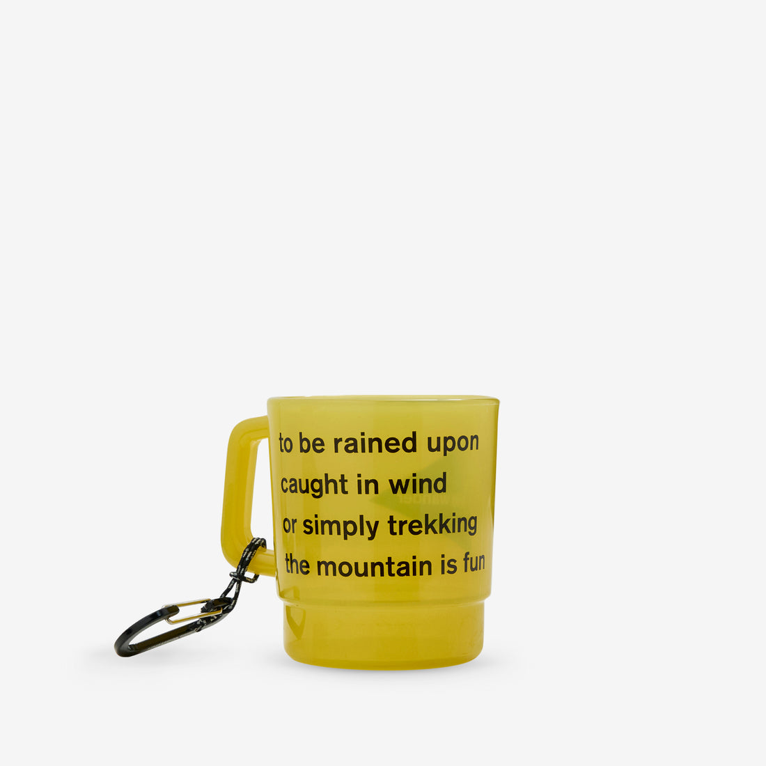 and wander Logo PP Mug Yellow Lifestyle