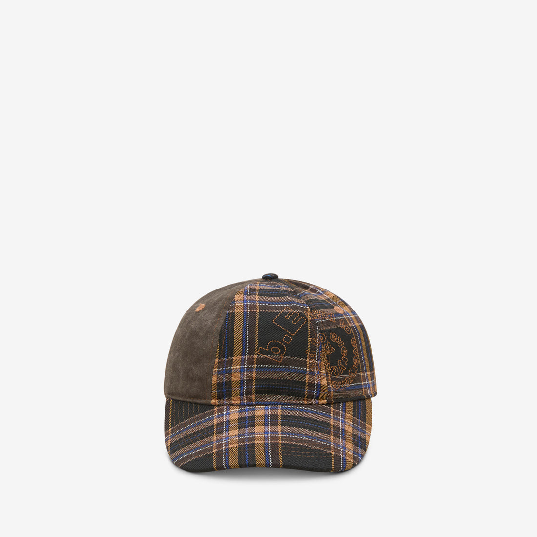 B-Turn Low Profile Hat Brown Plaid Headwear