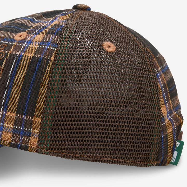 B-Turn Low Profile Hat Brown Plaid