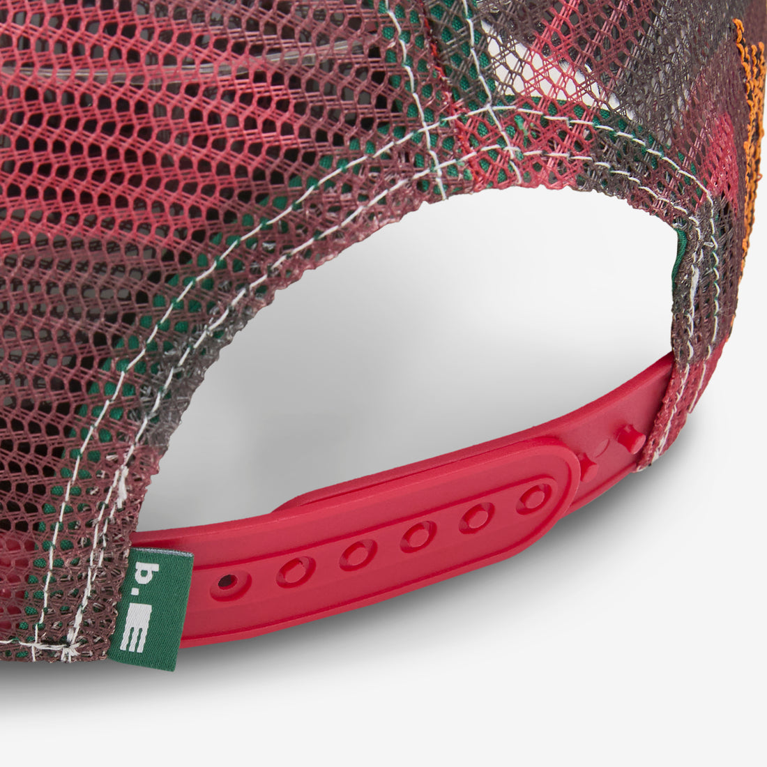 Biyu Hat Red Plush | Fire Camo Headwear
