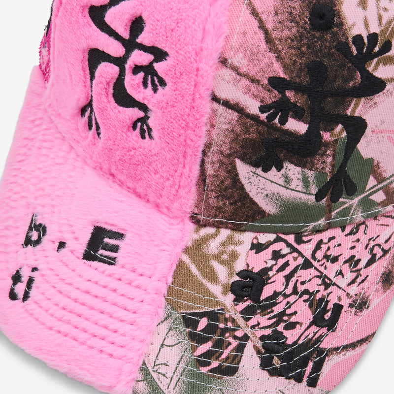Biyu Trucker Hat Pink Plush | Pink Camo Headwear