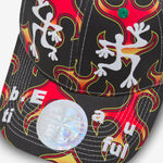 Biyu Hat Red Flame | Black