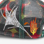 Biyu Hat Red Flame | Black