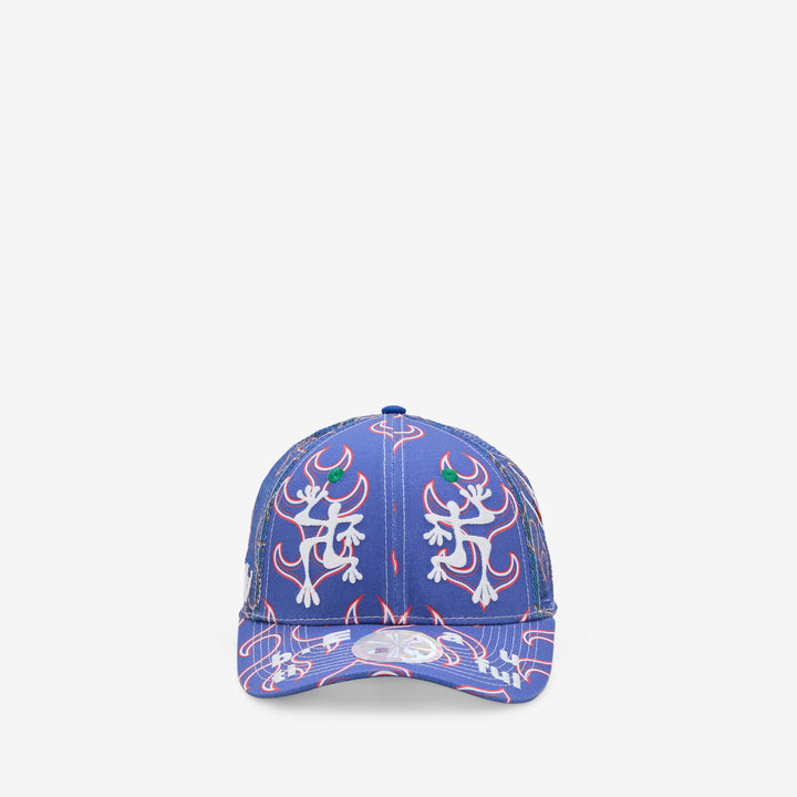 Biyu Hat White Flame | Blue Front