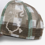 Bi Foam Trucker Hat Brown Checker