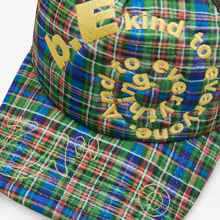 Bi Foam Trucker Hat Highland Tartan | Brown