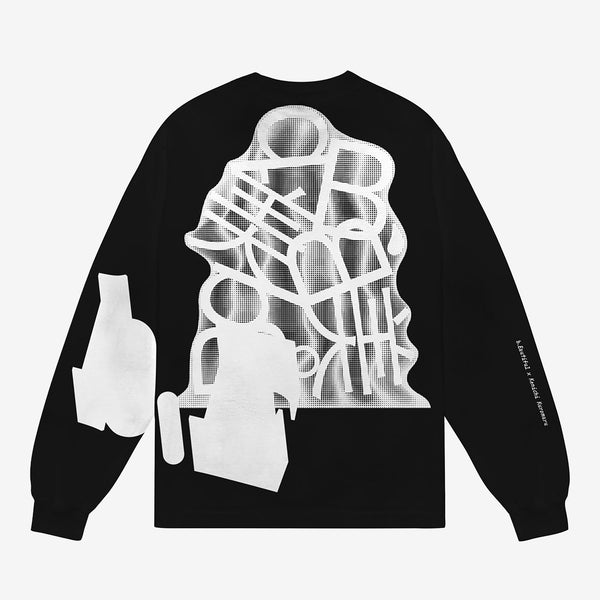 Kenichi Kuromaru Net Longsleeve T-Shirt Black Tees