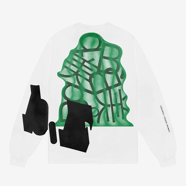 Kenichi Kuromaru Net Longsleeve T-Shirt White Tees