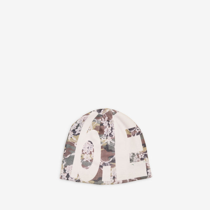 Lace Camo Beanie Green | White