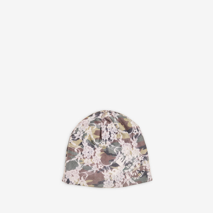 Lace Camo Beanie Green | White Front