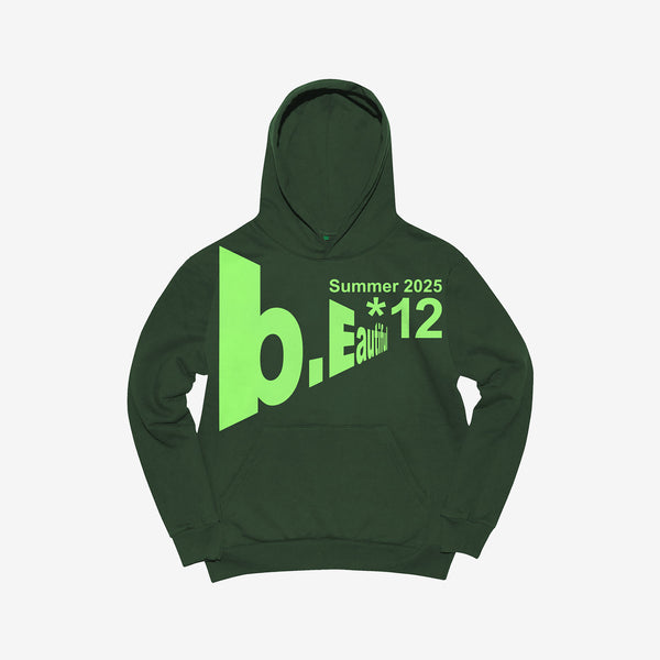 Logo*12 Hoodie Green Jumpers