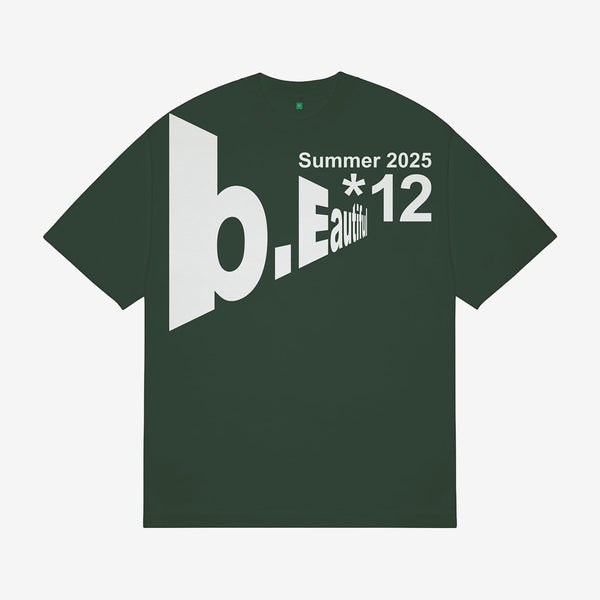 Logo*12 T-Shirt Green Tees