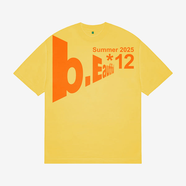 Logo*12 T-Shirt Yellow Tees