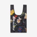 Plushie Friends Reusable Bag Black