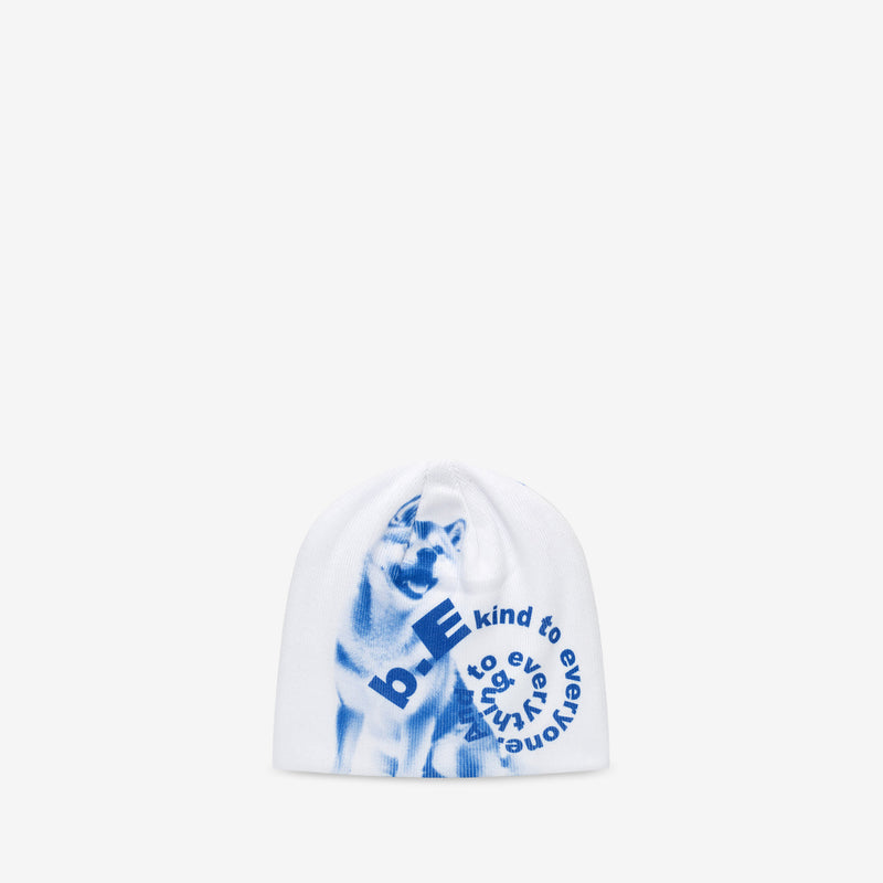 Shiba Beanie White | Blue Headwear