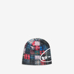 Studded Plaid Beanie Multi