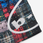 Studded Plaid Beanie Multi