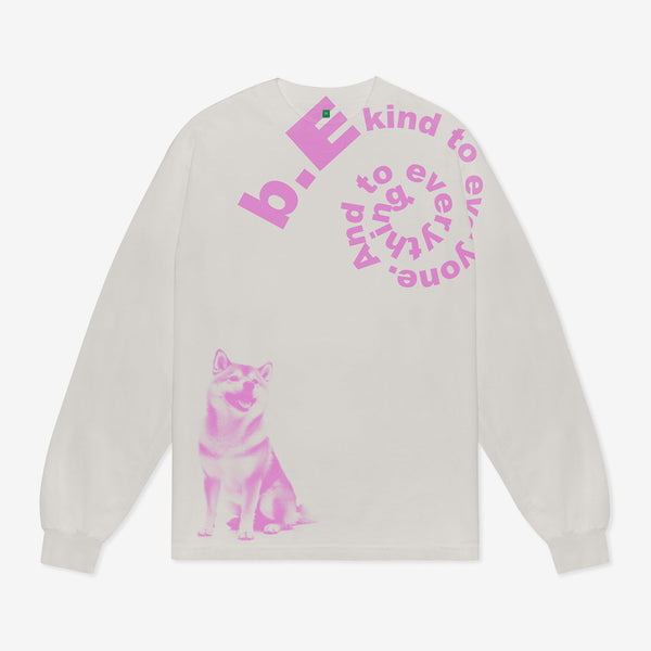 Shiba  Longsleeve Shirt Cement Tees