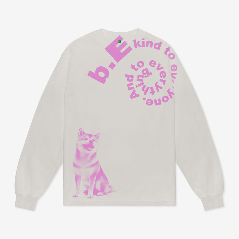 Shiba  Longsleeve Shirt Cement Tees