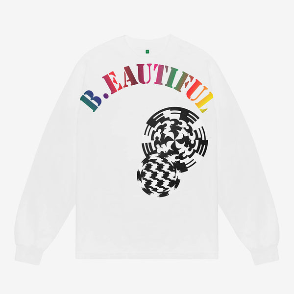 Silhouette Longsleeve T-Shirt White Tees