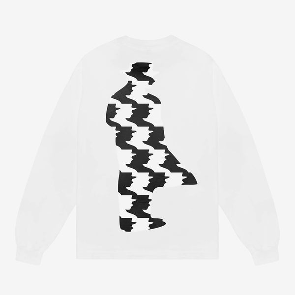 Silhouette Longsleeve T-Shirt White Tees