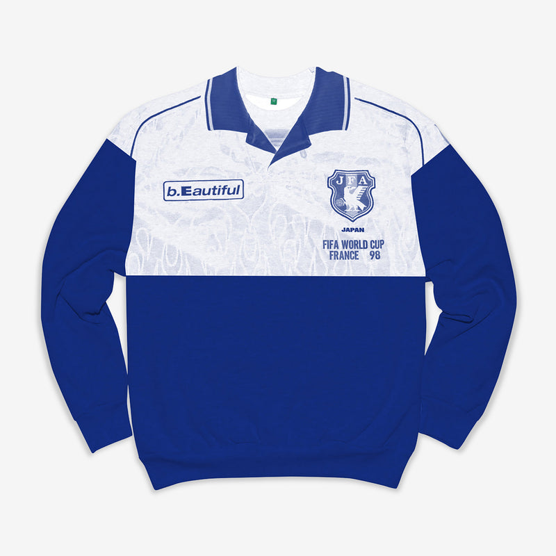 Soccer Jersey 1 Crewneck Sweatshirt Cobalt Blue Jumpers