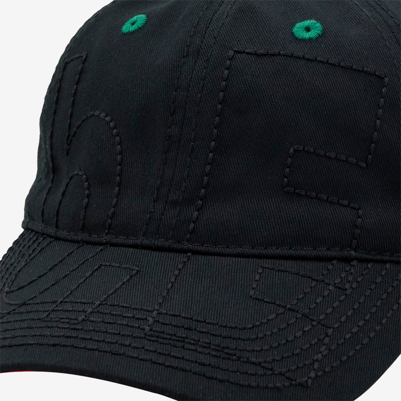 Vapor 6 Panel Hat Double Black Headwear
