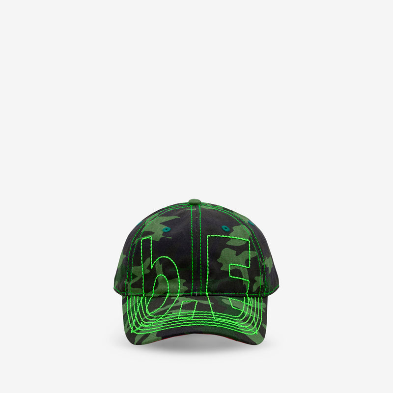 Vapor 6 Panel Hat Drill Camo | Neon Yellow Headwear