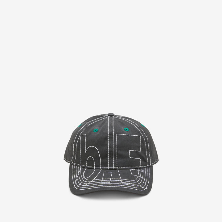 Vapor 6 Panel Hat Off-Black | White Front