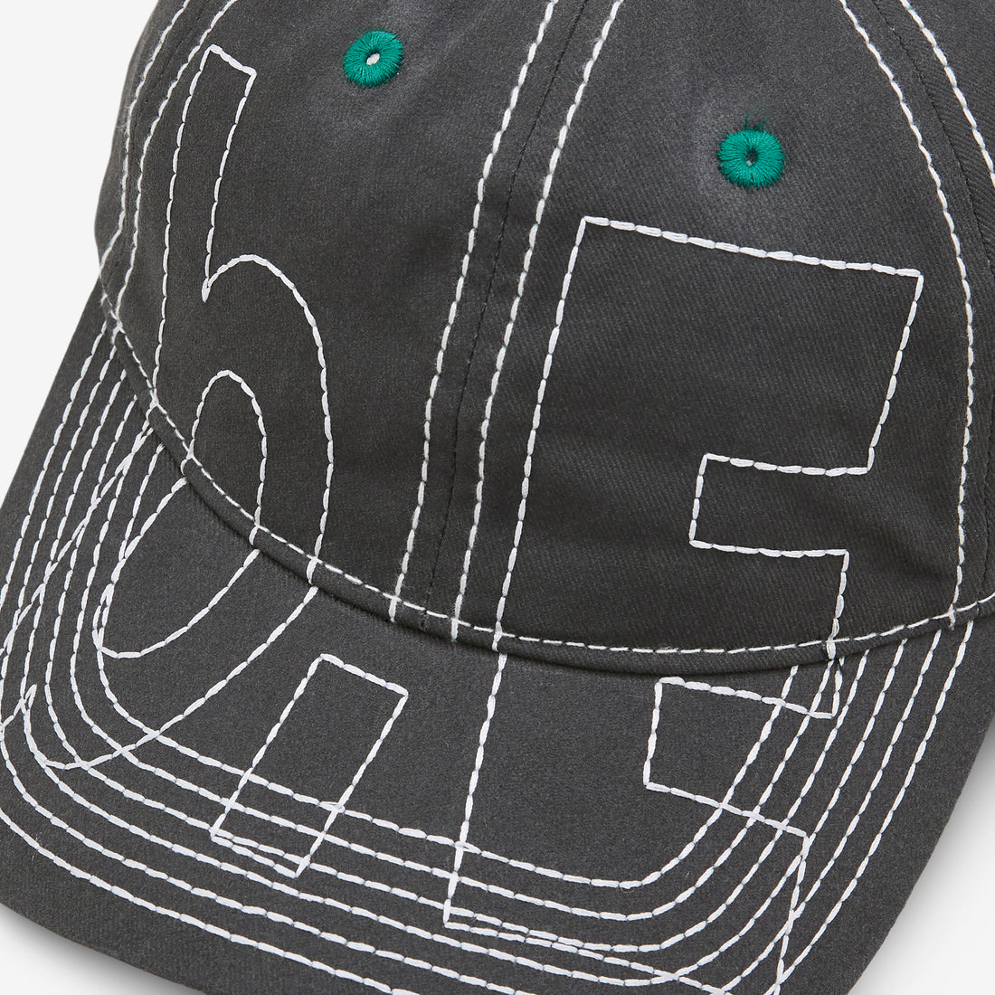 Vapor 6 Panel Hat Off-Black | White Headwear