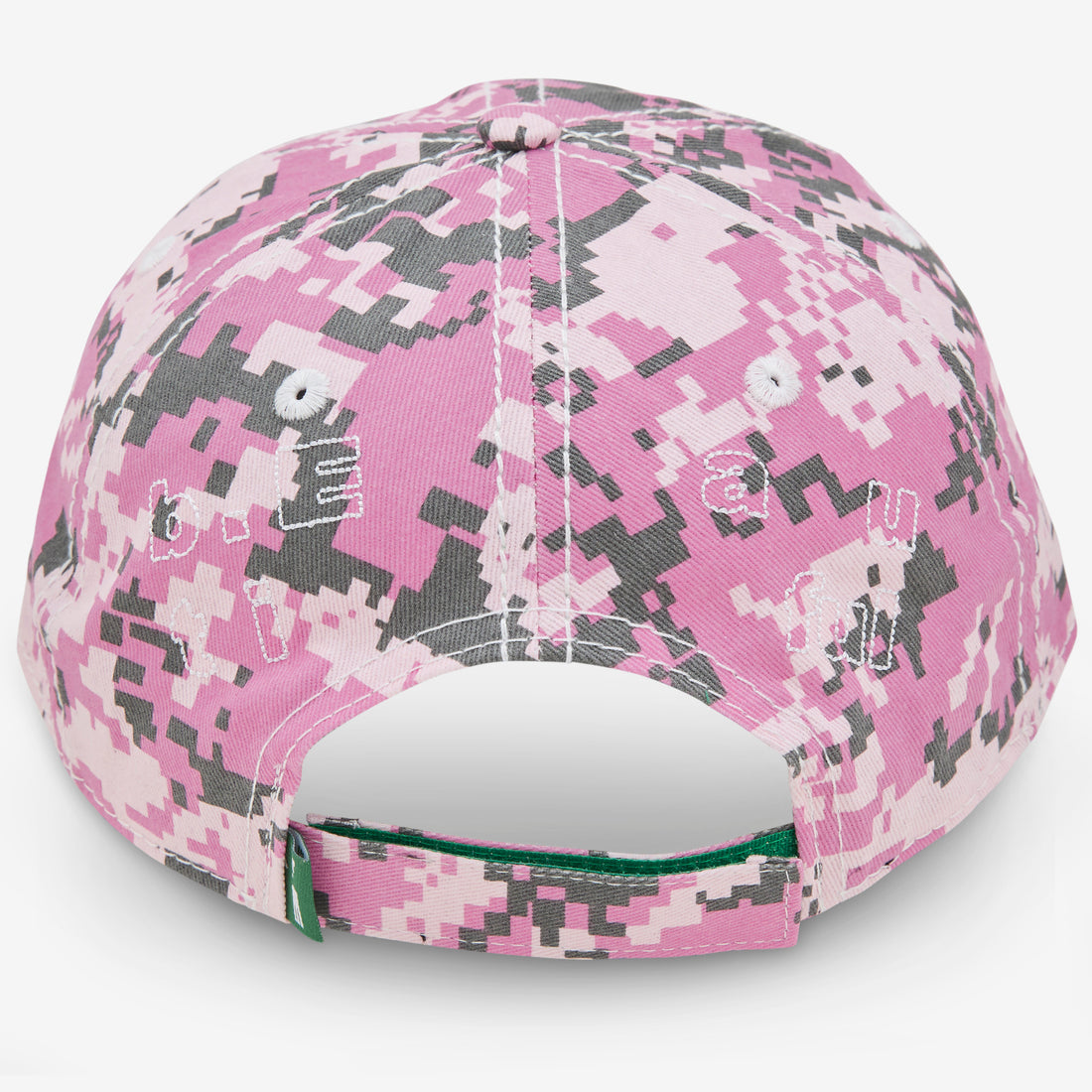 Vapor 6 Panel Hat Pink Digicamo | White Headwear