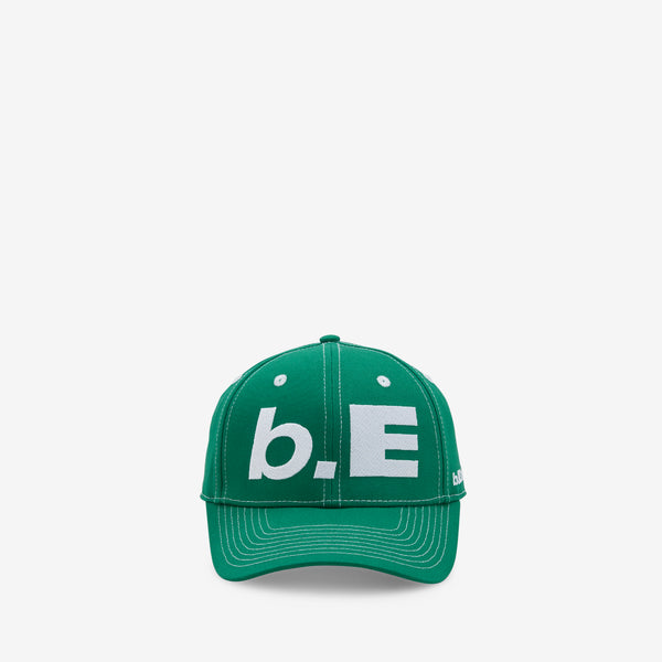 b.E Hat Green | White Headwear