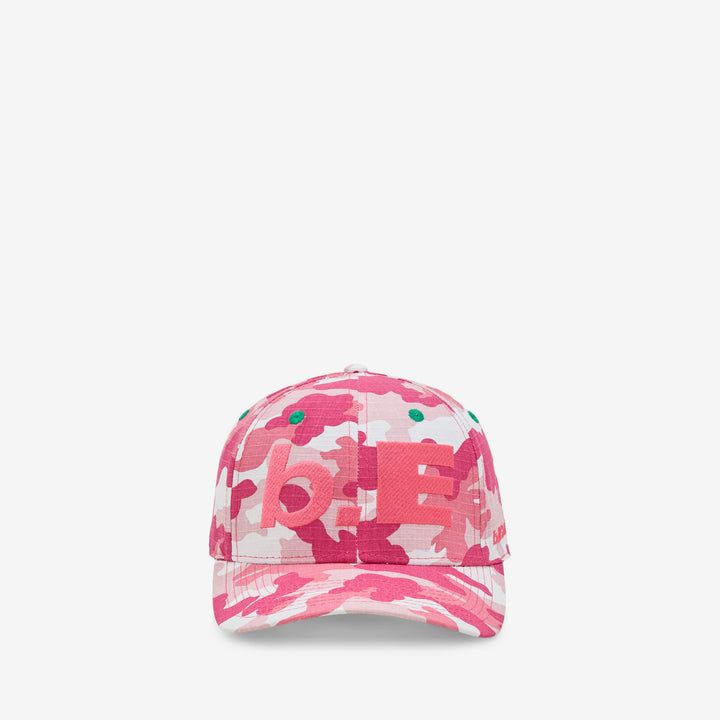 b.E Hat Pink Hat Camo | Hot Pink Front