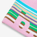 b.e Stripe Beanie Pink | Multi