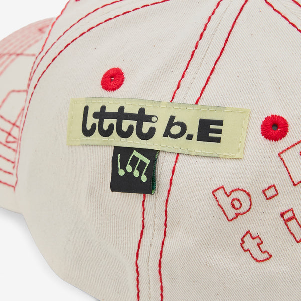 LTTT x Vapor Hat Natural | Red Headwear