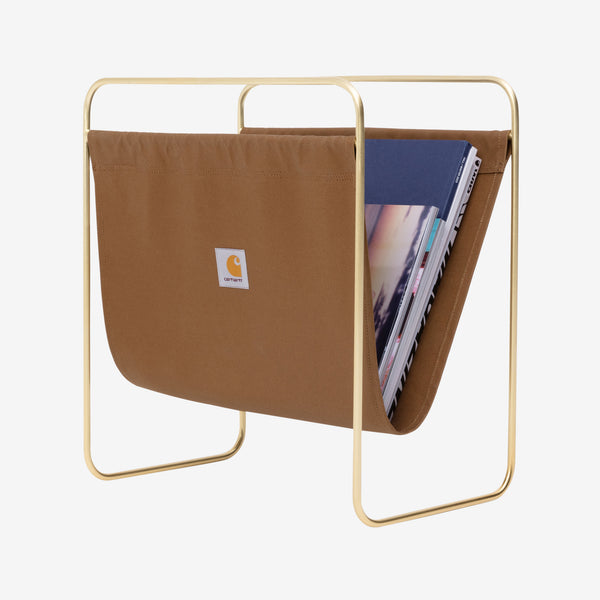 Canvas Magazine Stand Hamilton Brown Lifestyle