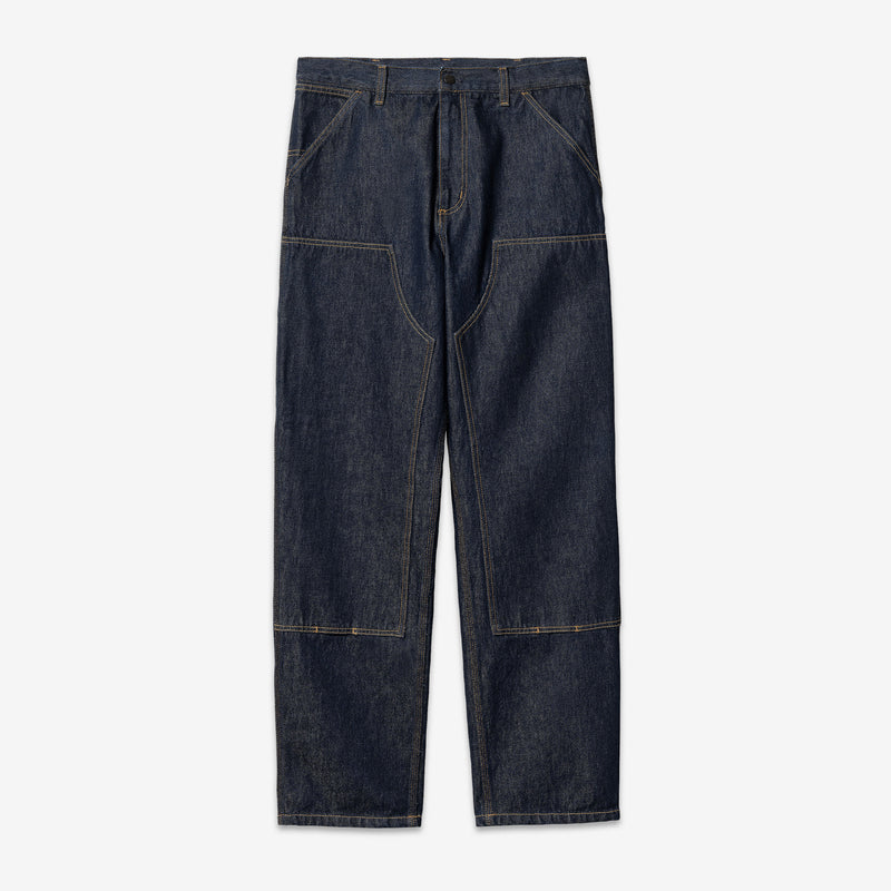 Double Knee Pant Blue Rinsed Pants