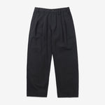 Pleated Trousers Washed Black