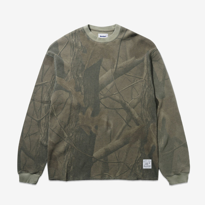 Thermal Longsleeve Top Forest Camo Front