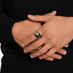 Mined Ring Large Diamond