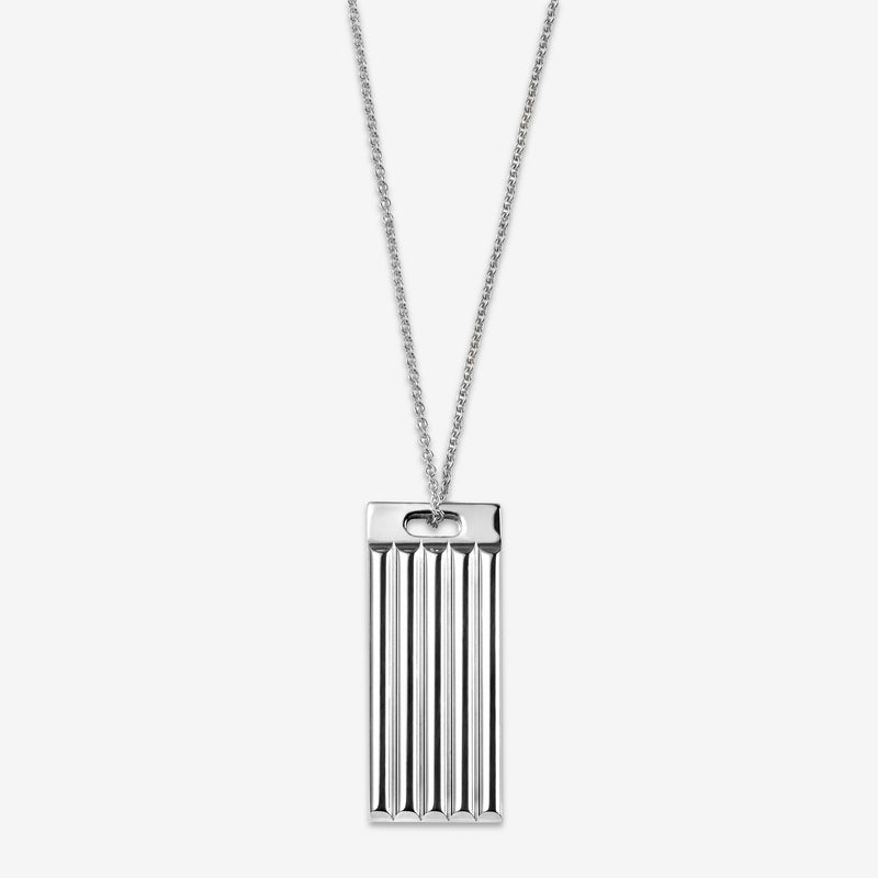 8g Polished Sterling Silver Godron Medal Jewellery