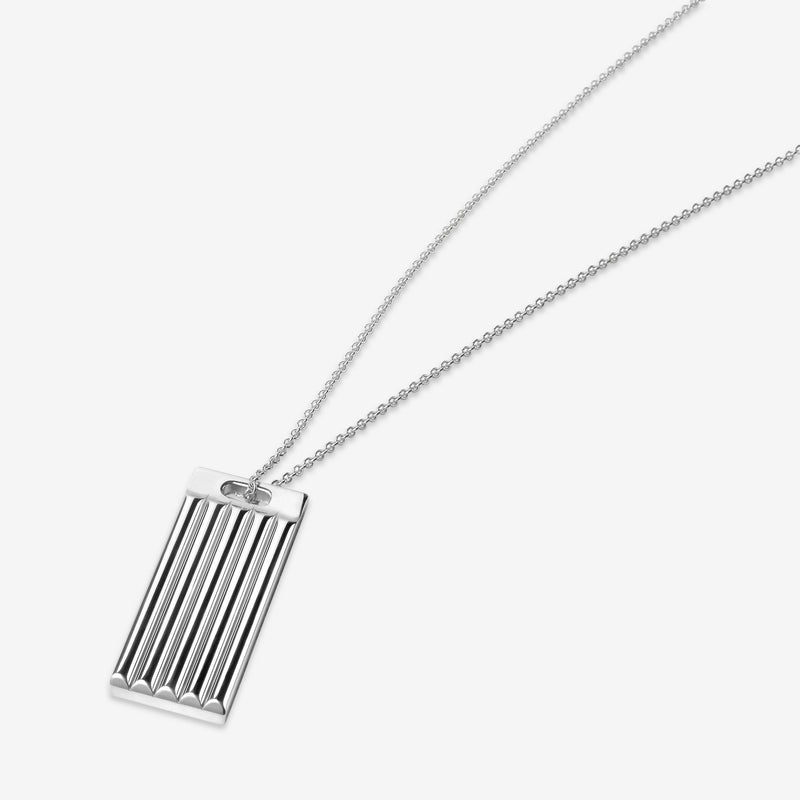 8g Polished Sterling Silver Godron Medal Jewellery