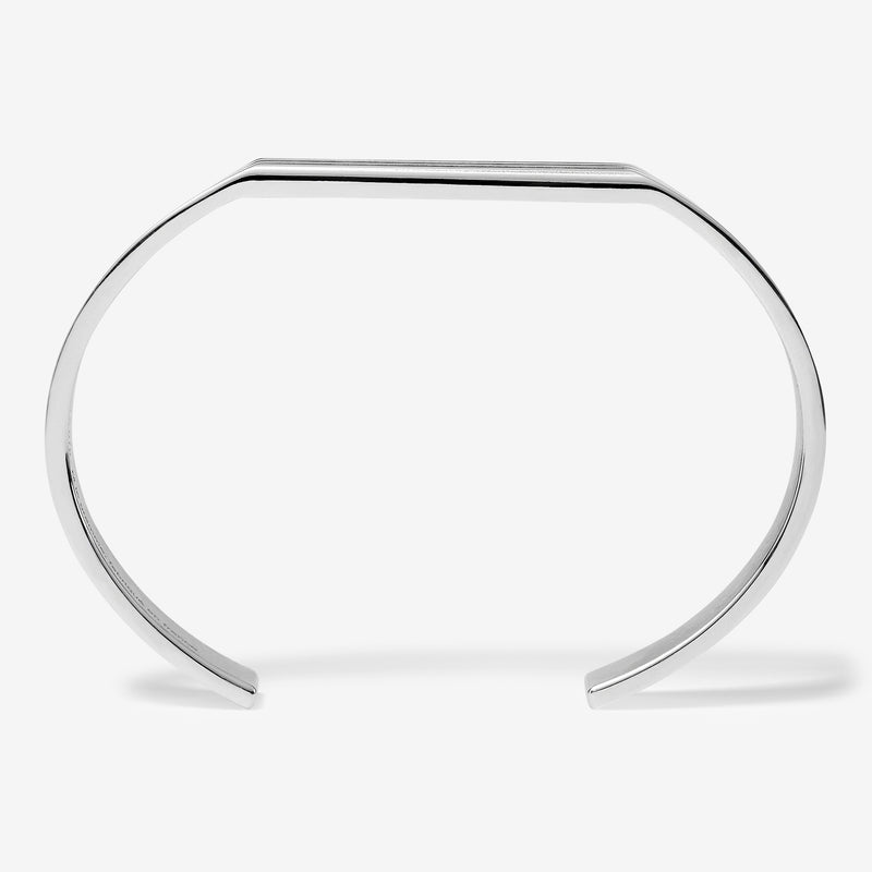 21g Polished Sterling Silver Godron Flat Bracelet Jewellery