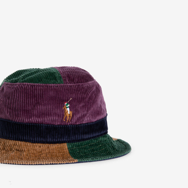 Loft Corduroy Bucket Hat Dusty Lilac | Green | Golden Brown