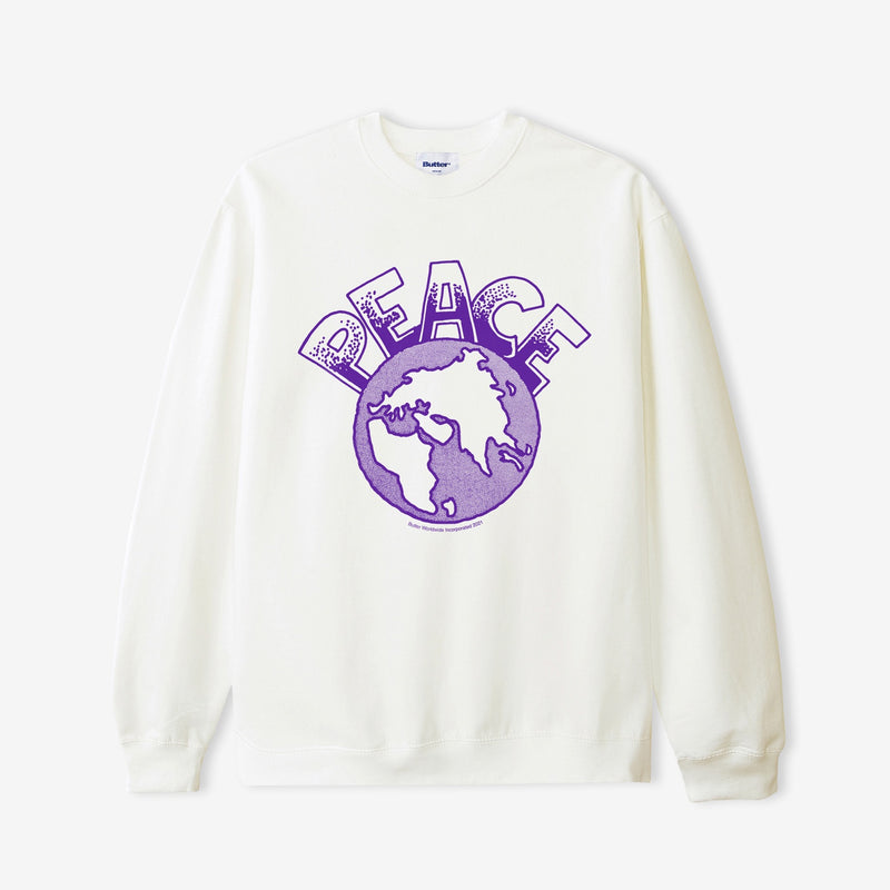 Peace Crewneck Sweatshirt Bone