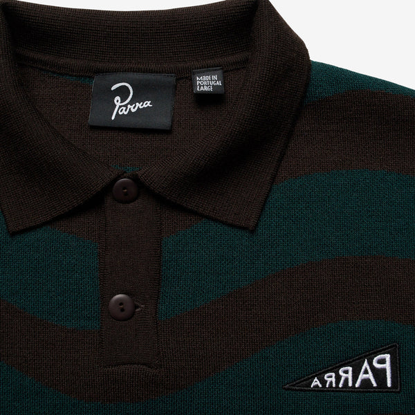 One Weird Wave Knitted Pullover Chocolate