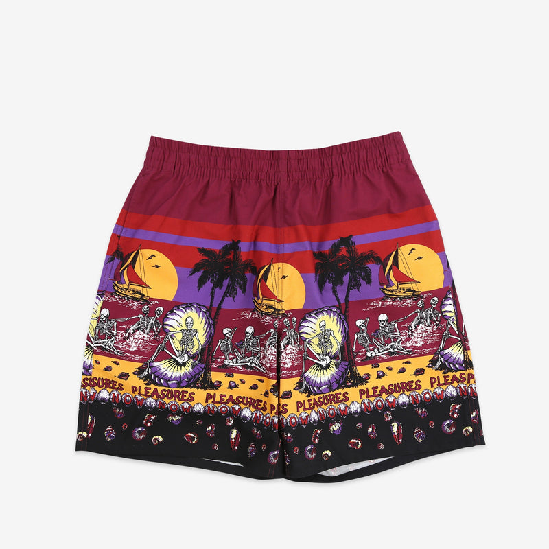 Beach Short Burgundy Shorts