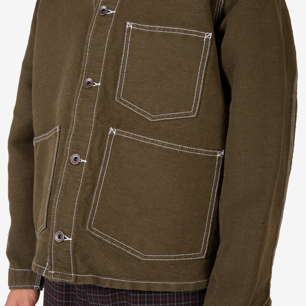 Engineer Jacket Heavy Canvas Olive