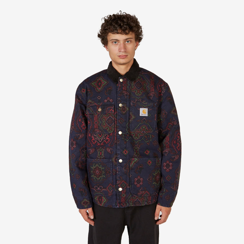 Michigan Coat Dark Navy Verse | Black